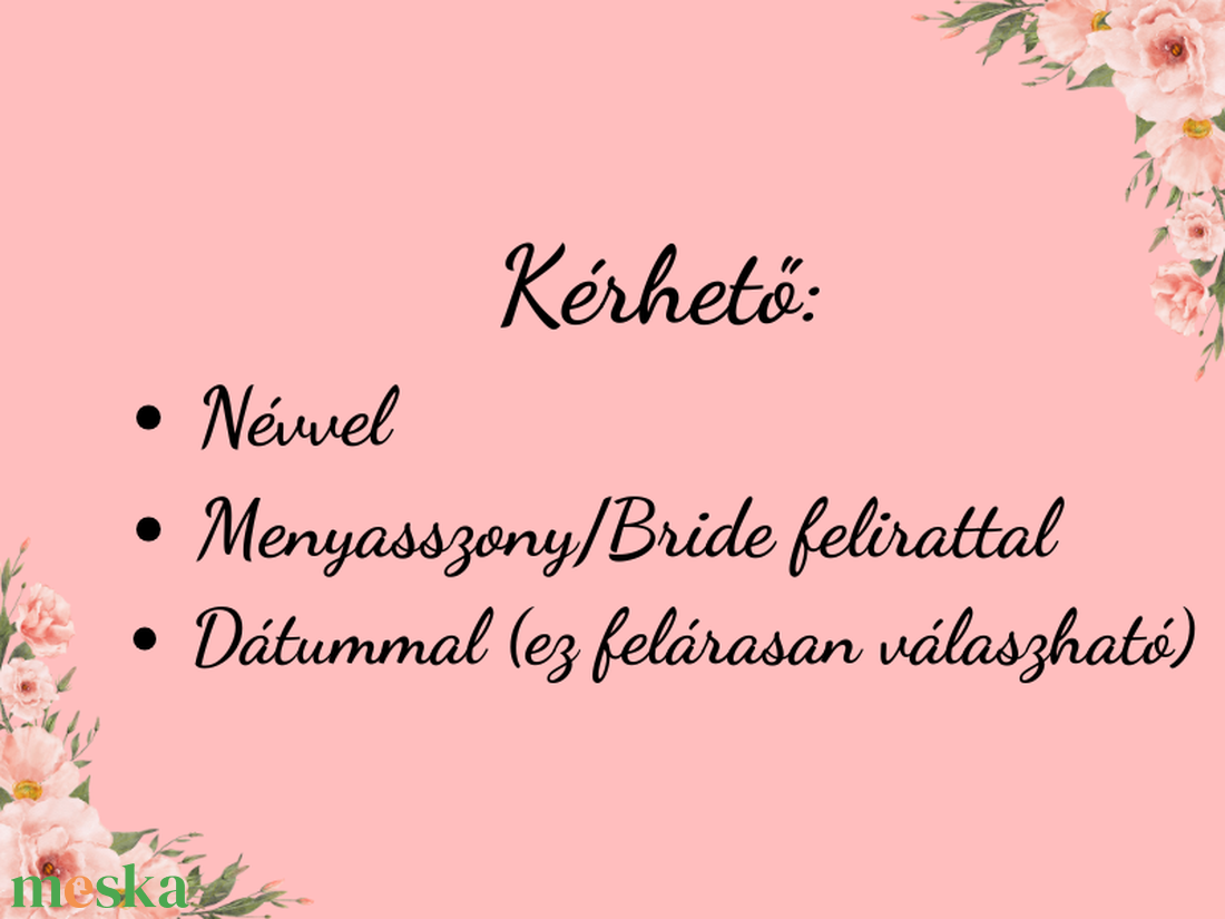 Esküvői köntös rosegold felirattal - esküvő - kiegészítők - esküvői köntös - Meska.hu Esküvői köntös rosegold felirattal - esküvő - kiegészítők - esküvői köntös - Meska.hu