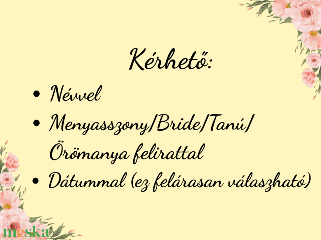 Fekete névre szóló köntös - esküvő - kiegészítők - esküvői köntös - Meska.hu