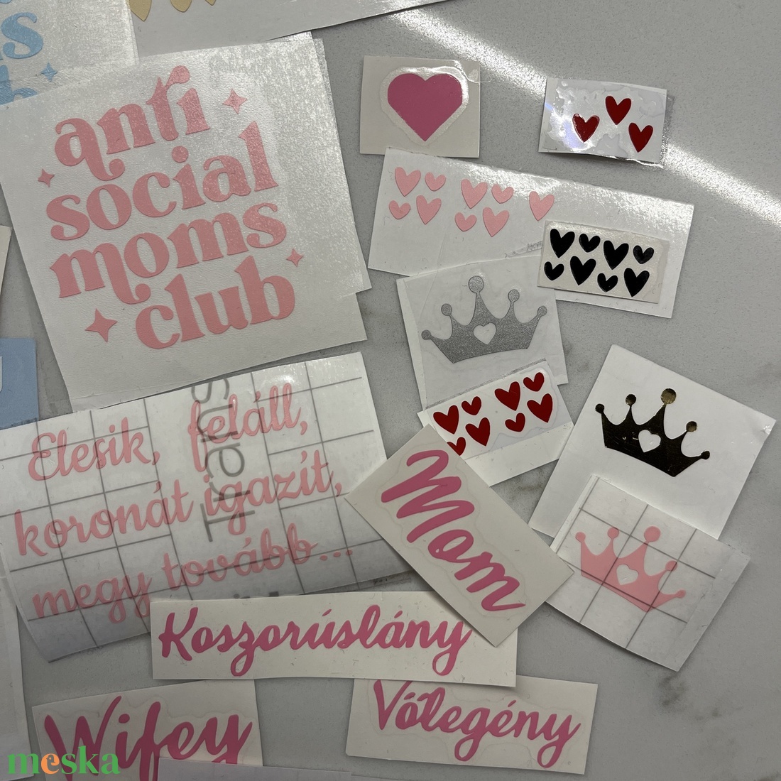 Egyedi rendelésre készülő matrica - otthon & életmód - papír, írószer - matrica, matrica csomag - Meska.hu