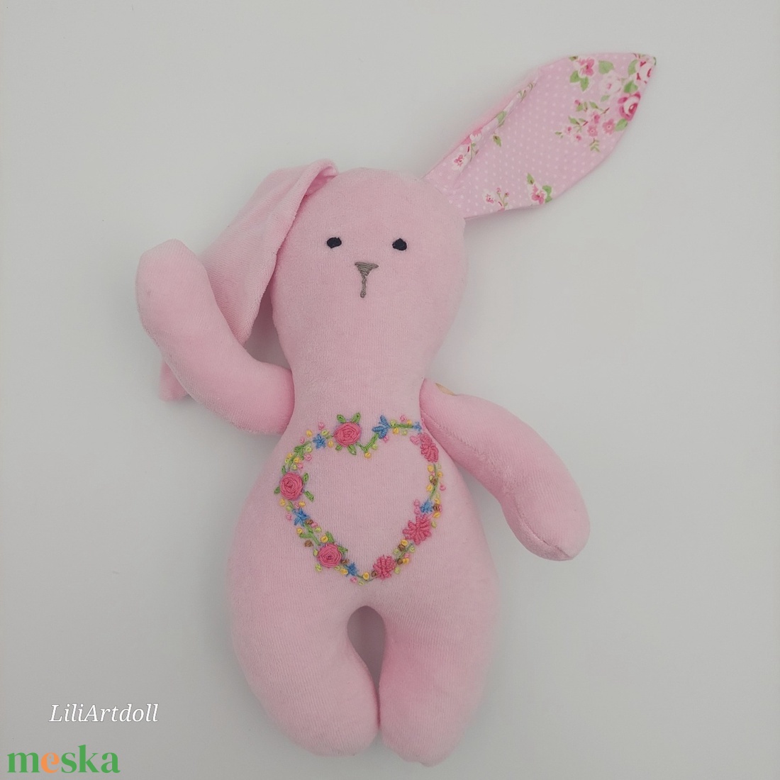 Hímzett nyuszó - játék & sport - baba & babaház - baba - Meska.hu