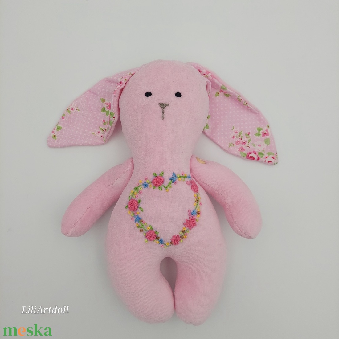 Hímzett nyuszó - játék & sport - baba & babaház - baba - Meska.hu