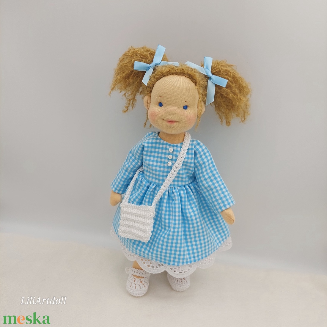 Formázott arcú textilbaba - játék & sport - baba & babaház - baba - Meska.hu