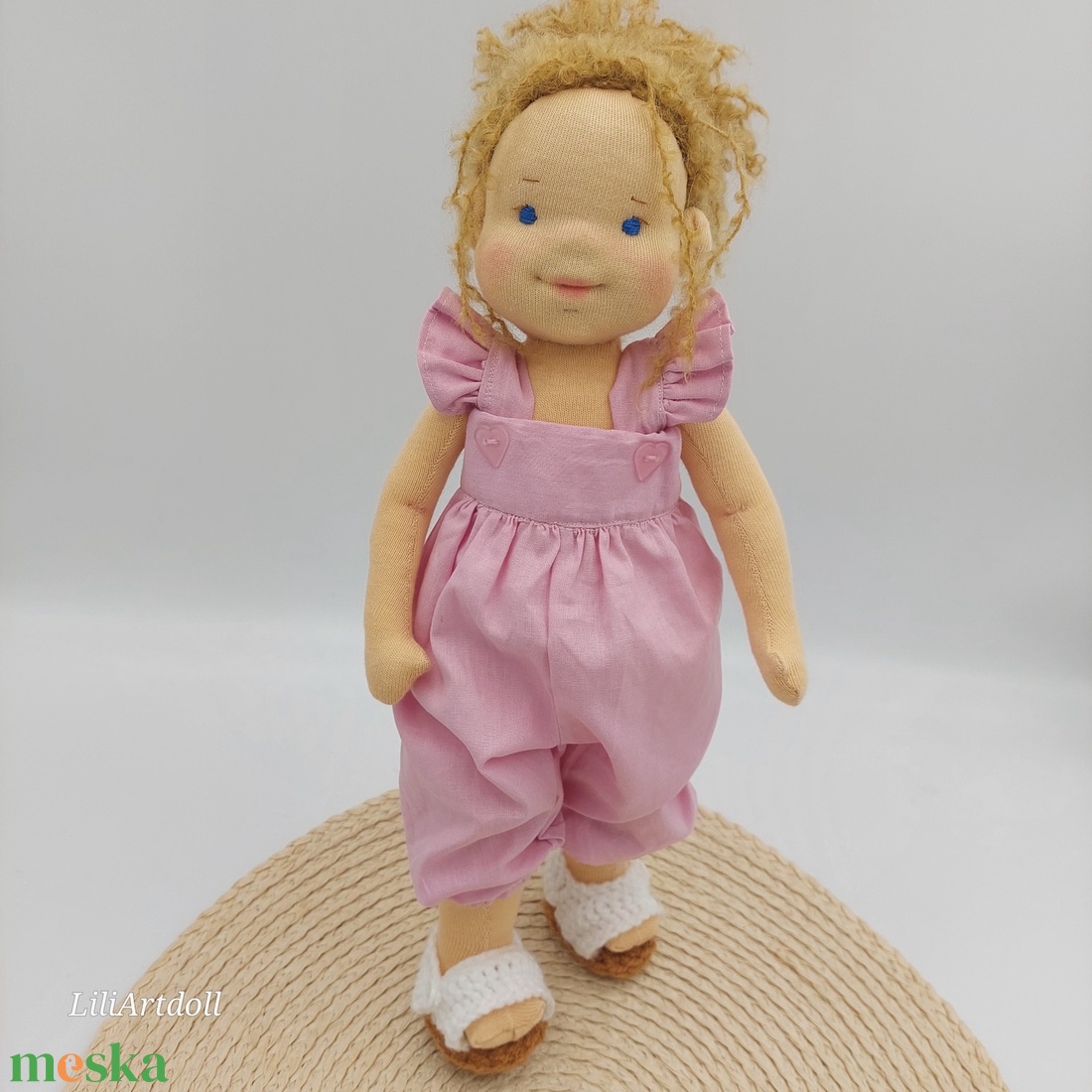 Formázott arcú textilbaba - játék & sport - baba & babaház - baba - Meska.hu