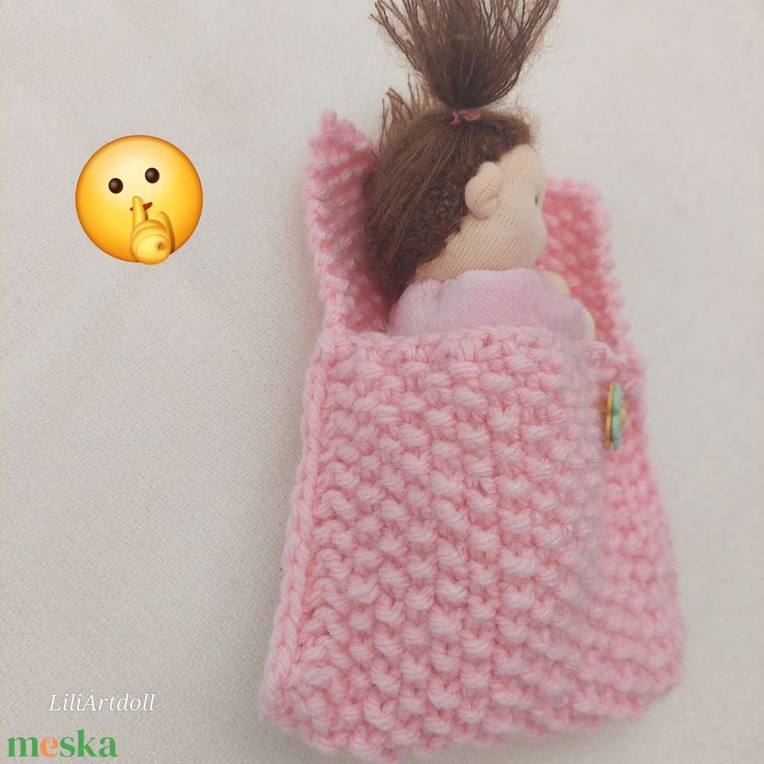 Gyapjúbaba waldorf típusú - játék & sport - baba & babaház - baba - Meska.hu