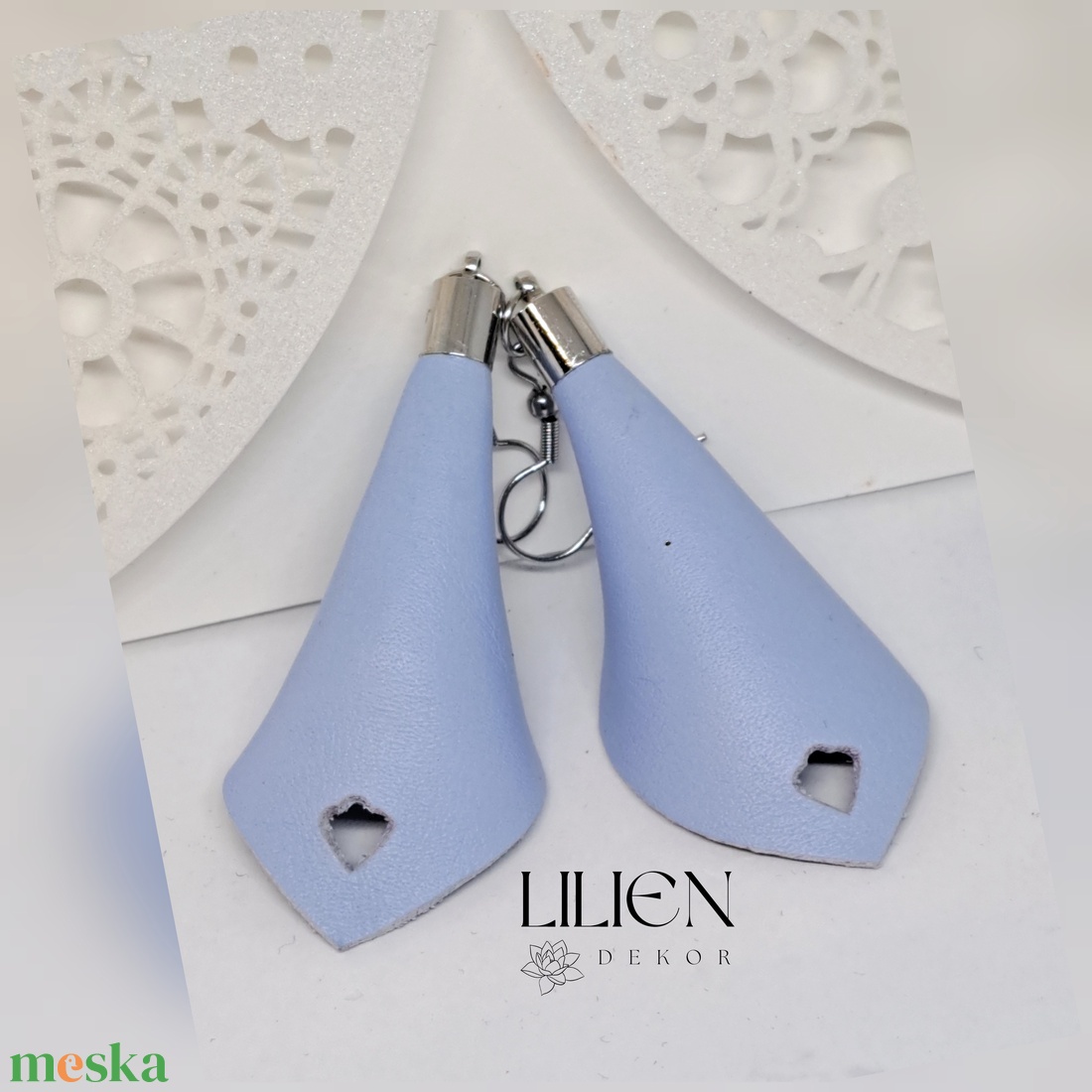 LAVENDER bőr fülbevaló - ékszer - fülbevaló - lógó fülbevaló - Meska.hu LAVENDER bőr fülbevaló - ékszer - fülbevaló - lógó fülbevaló - Meska.hu
