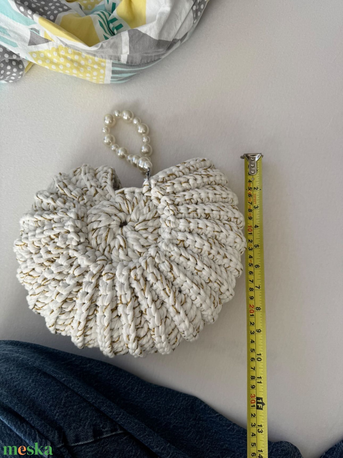 Horgolt kagyló táska - táska & tok - kézitáska & válltáska - alkalmi táska - Meska.hu