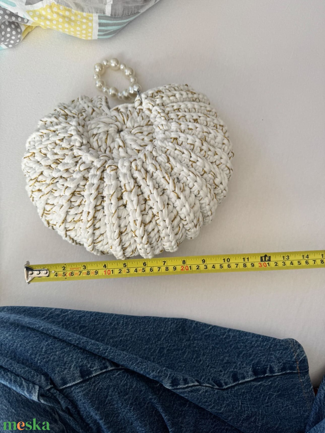 Horgolt kagyló táska - táska & tok - kézitáska & válltáska - alkalmi táska - Meska.hu