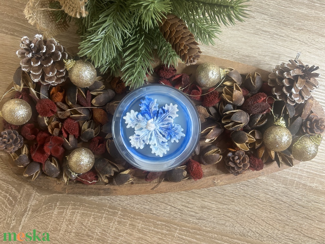 Csendes éj gyertya - esküvő - dekoráció - gyertya & gyertyatartó - Meska.hu