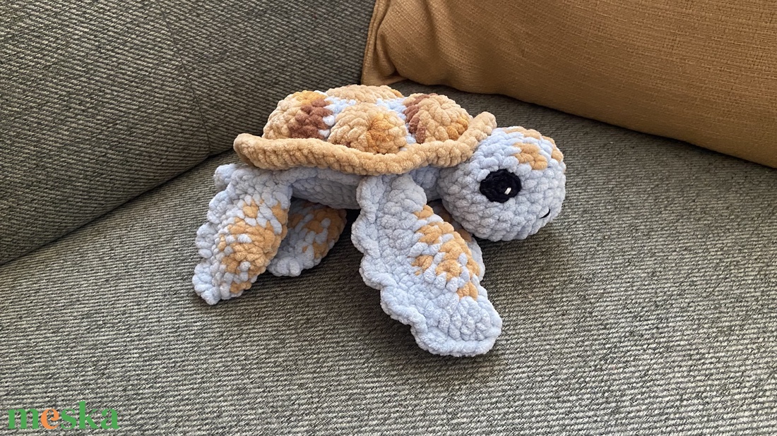 Plüss teknős - játék & sport - plüssállat & játékfigura - teknős - Meska.hu