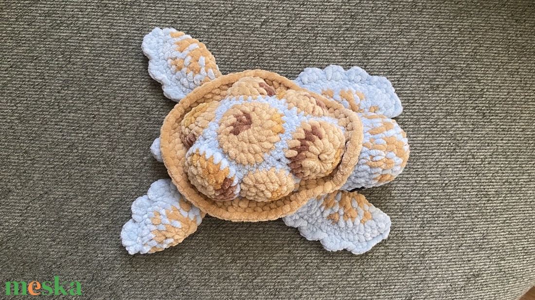 Plüss teknős - játék & sport - plüssállat & játékfigura - teknős - Meska.hu