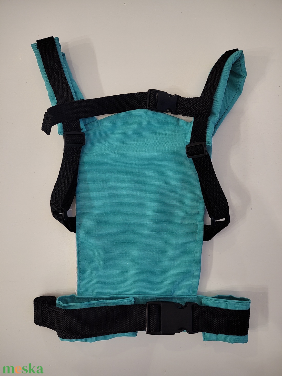 Játék csatos hordozó - Dínós, zöld - játék & sport - baba & babaház - játékbaba, babakellék - Meska.hu