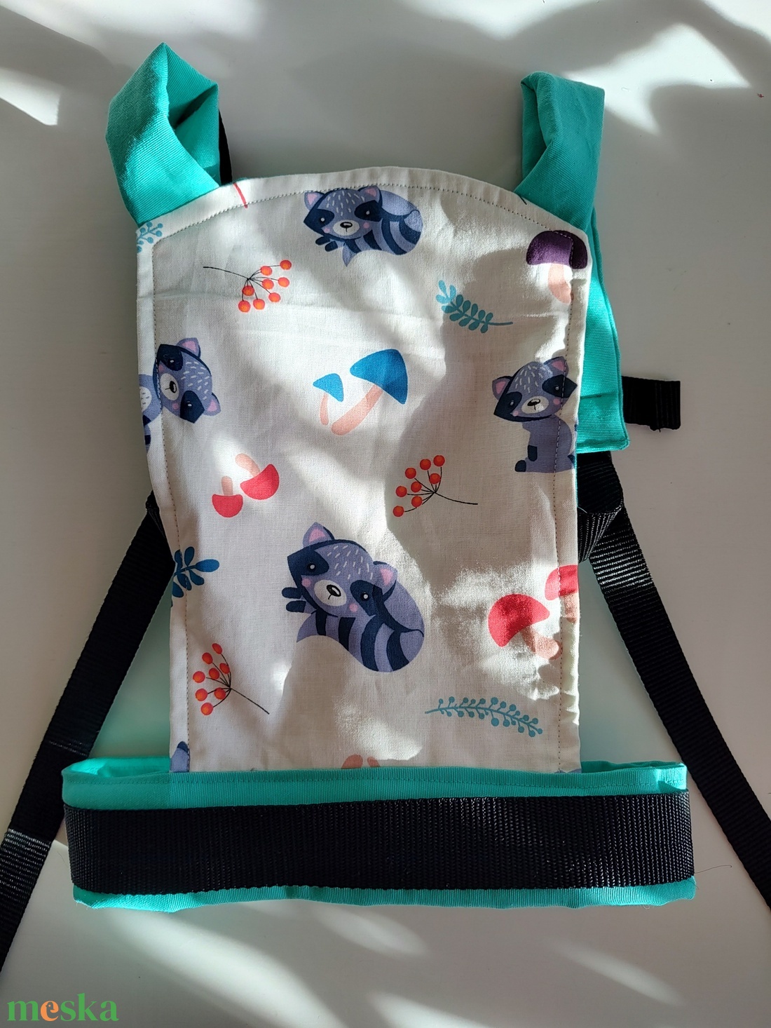 Játék csatos hordozó - mosómacis - játék & sport - baba & babaház - játékbaba, babakellék - Meska.hu