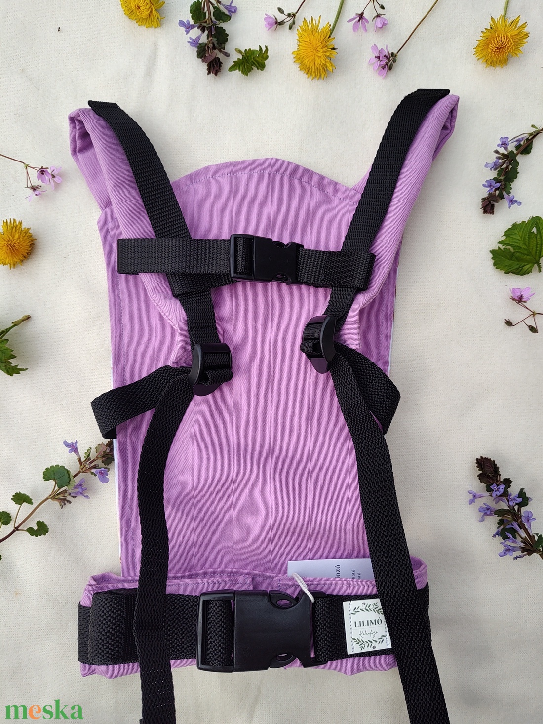 Játék csatos hordozó - LIMITÁLT KIADÁS - játék & sport - baba & babaház - játékbaba, babakellék - Meska.hu