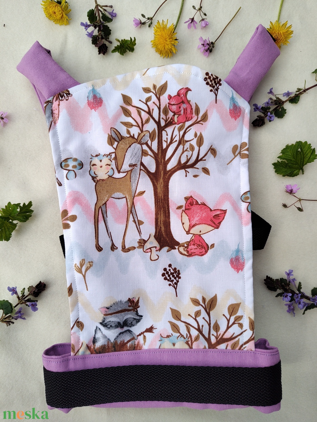 Játék csatos hordozó - LIMITÁLT KIADÁS - játék & sport - baba & babaház - játékbaba, babakellék - Meska.hu