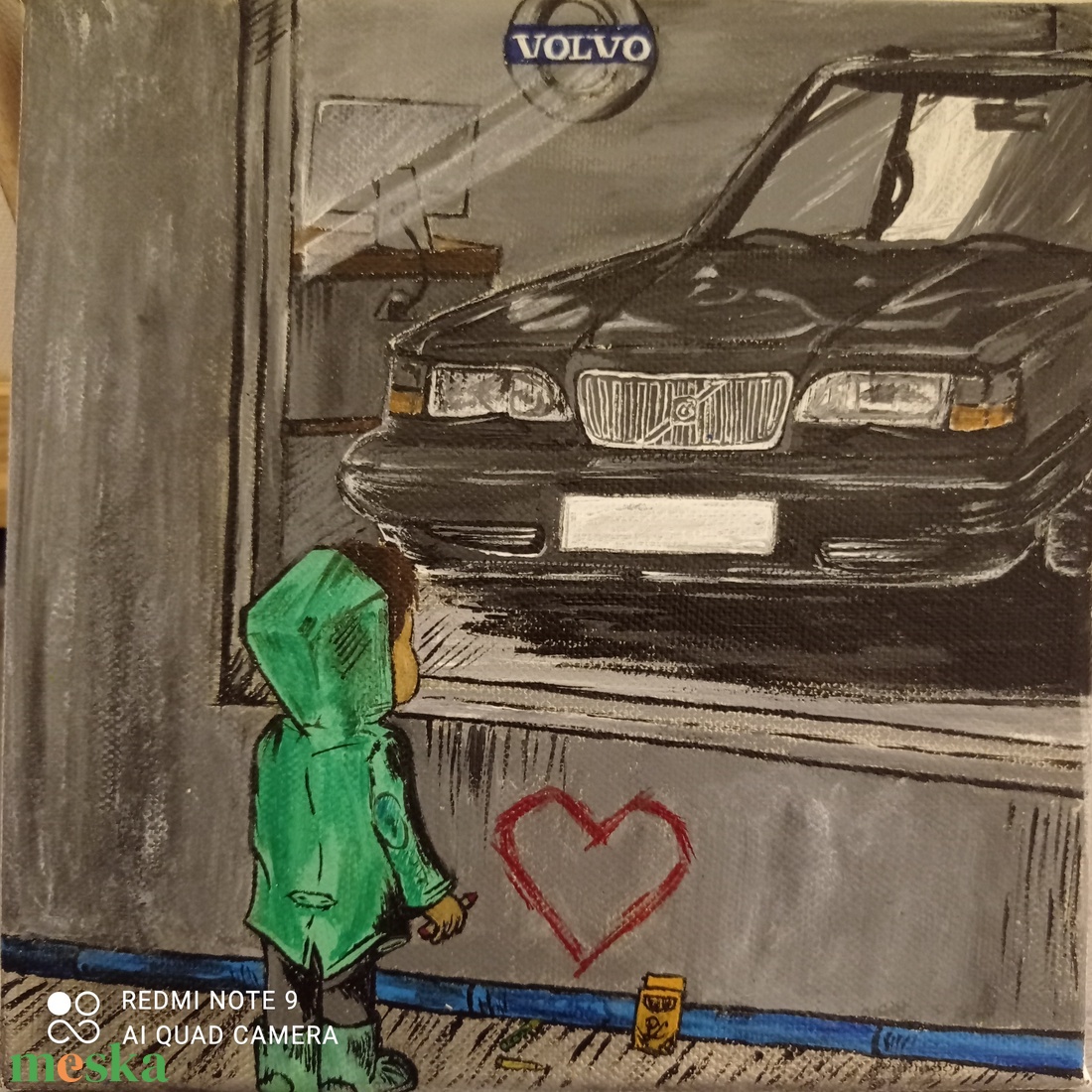 Álmodozó kisfiú - művészet - festmény - festmény vegyes technika - Meska.hu Álmodozó kisfiú - művészet - festmény - festmény vegyes technika - Meska.hu