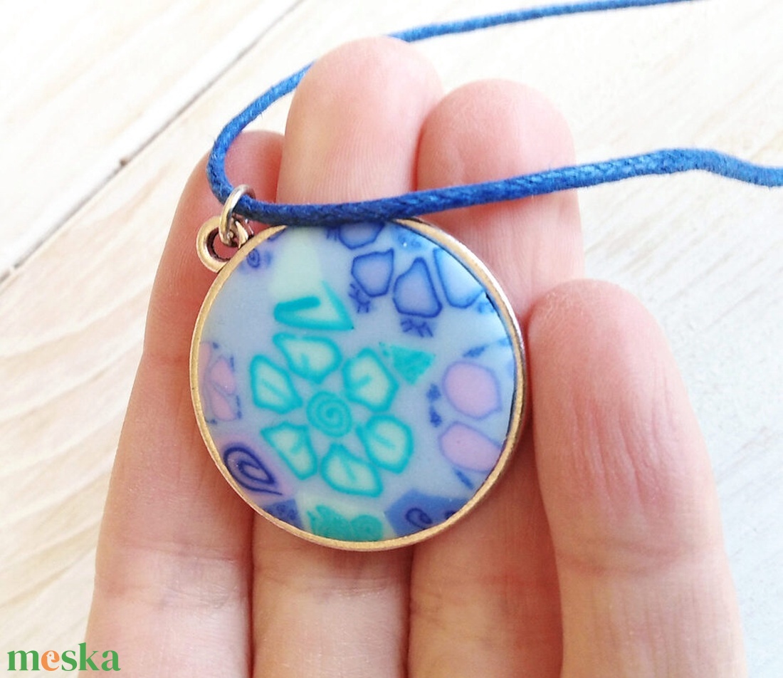 Millefiori nyaklánc - ékszer - nyaklánc - medálos nyaklánc - Meska.hu Millefiori nyaklánc - ékszer - nyaklánc - medálos nyaklánc - Meska.hu