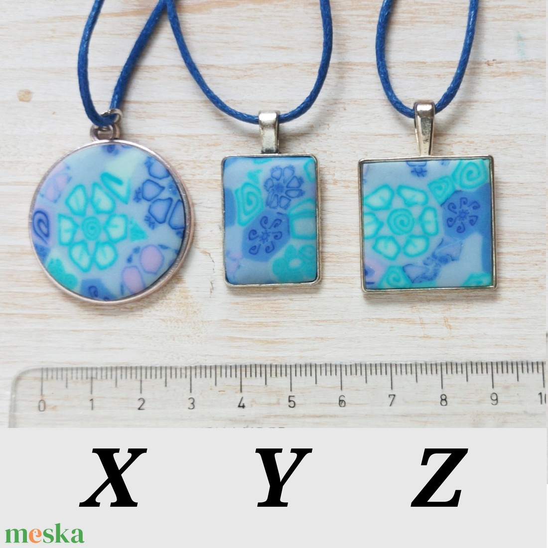 Millefiori nyaklánc - ékszer - nyaklánc - medálos nyaklánc - Meska.hu Millefiori nyaklánc - ékszer - nyaklánc - medálos nyaklánc - Meska.hu