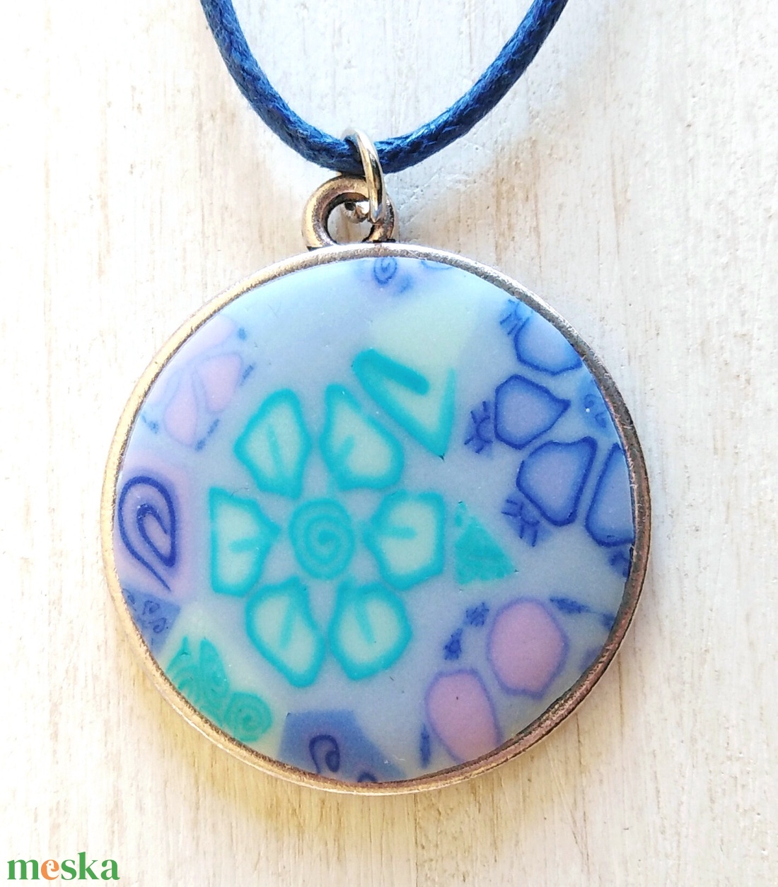 Millefiori nyaklánc - ékszer - nyaklánc - medálos nyaklánc - Meska.hu Millefiori nyaklánc - ékszer - nyaklánc - medálos nyaklánc - Meska.hu
