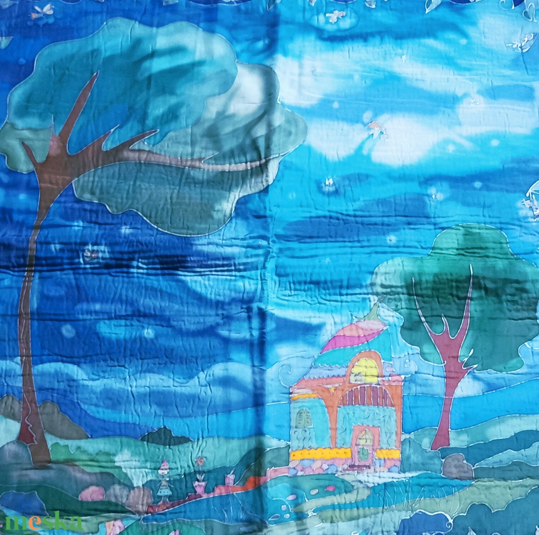 Hernyóselyem ágytakaró 87 x 87 cm - otthon & életmód - lakástextil - ágytakaró - Meska.hu Hernyóselyem ágytakaró 87 x 87 cm - otthon & életmód - lakástextil - ágytakaró - Meska.hu
