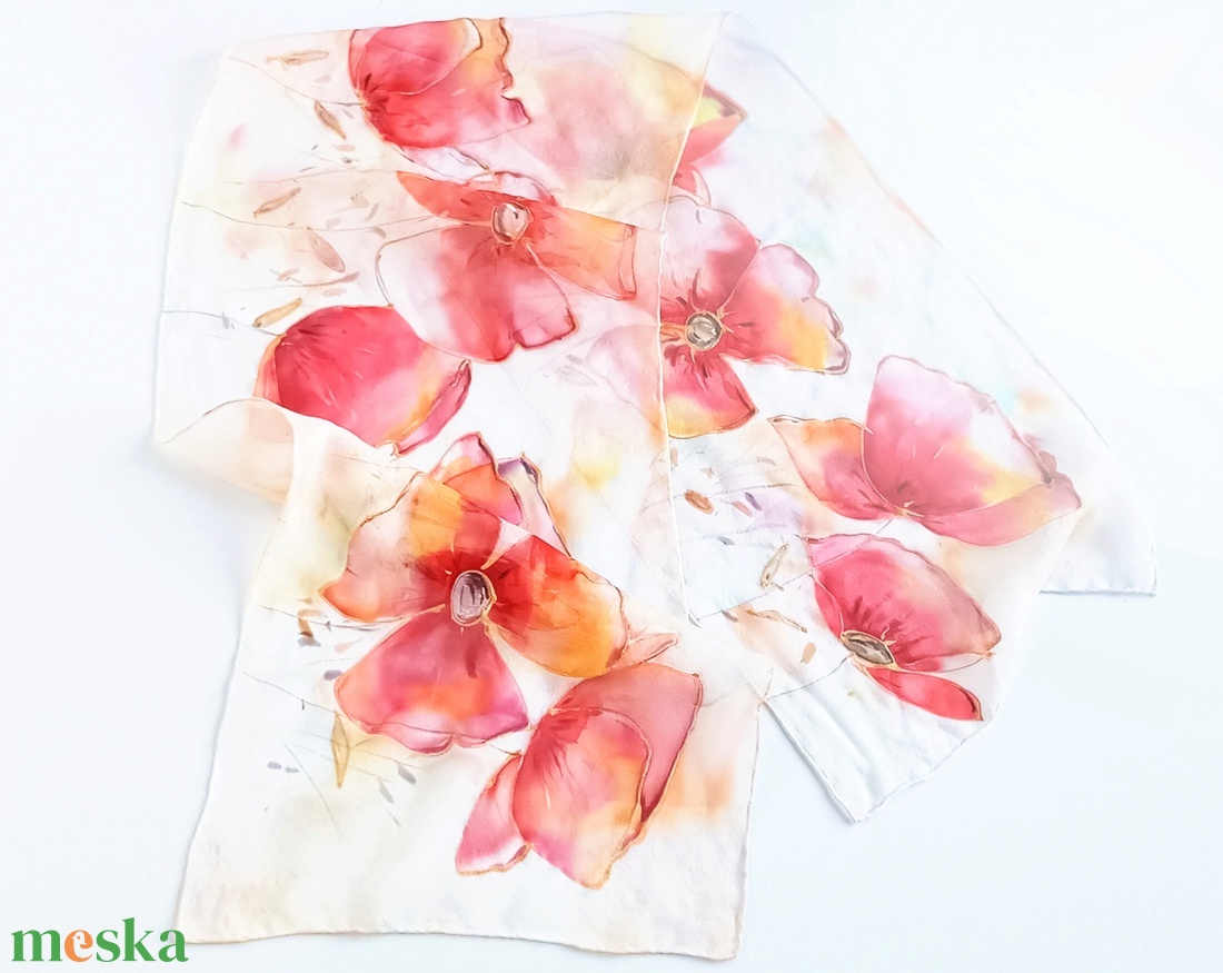 Pipacs elegancia tiszta selyem sál - ruha & divat - sál, sapka, kendő - sál - Meska.hu Pipacs elegancia tiszta selyem sál - ruha & divat - sál, sapka, kendő - sál - Meska.hu