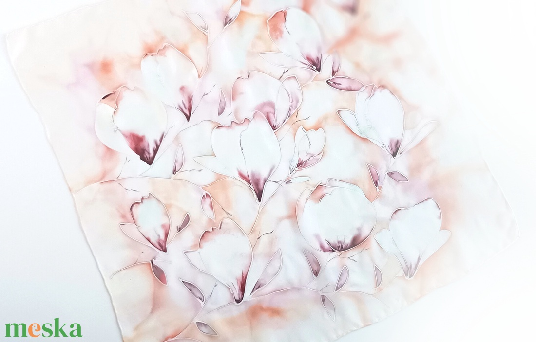 Tulipánfa nyílás tiszta selyem kendő - ruha & divat - sál, sapka, kendő - sál - Meska.hu Tulipánfa nyílás tiszta selyem kendő - ruha & divat - sál, sapka, kendő - sál - Meska.hu