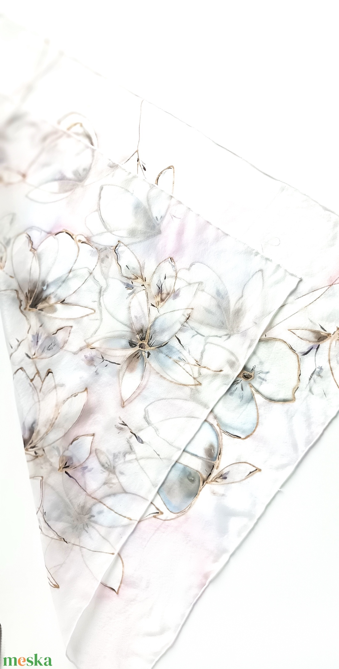 Hóvarázs tiszta selyem kendő - ruha & divat - sál, sapka, kendő - sál - Meska.hu