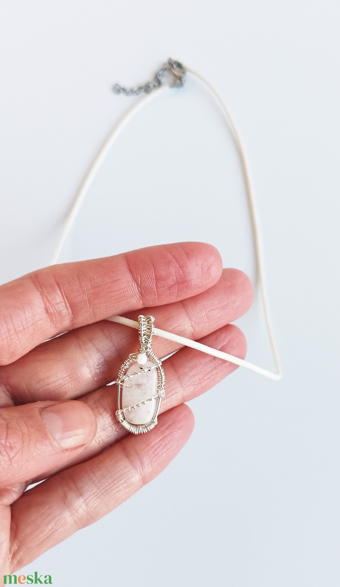 Természetes ásvány nyaklánc - ékszer - nyaklánc - medál - Meska.hu