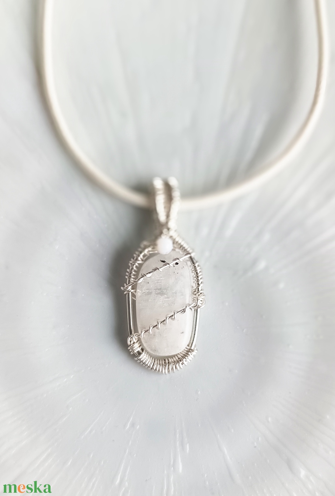 Természetes ásvány nyaklánc - ékszer - nyaklánc - medál - Meska.hu