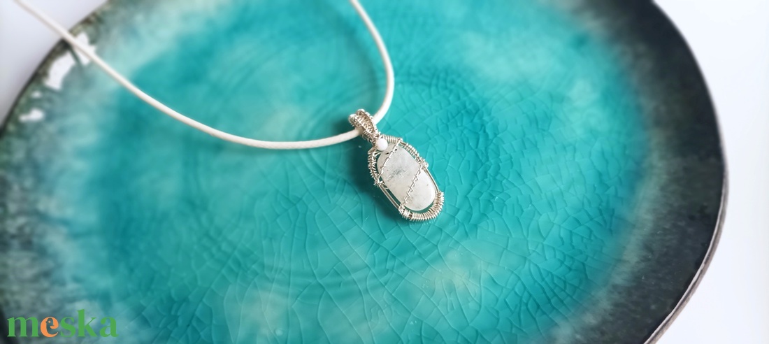 Természetes ásvány nyaklánc - ékszer - nyaklánc - medál - Meska.hu