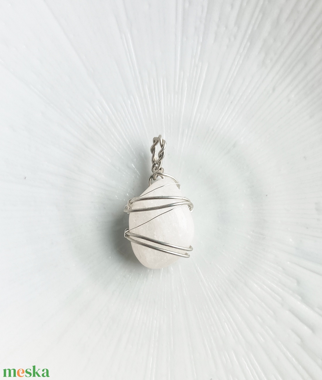 Petalit valódi ásvány medál - ékszer - nyaklánc - medál - Meska.hu