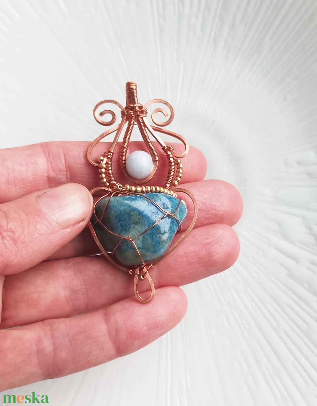 Quantum quattro valódi ásvány medál - ékszer - nyaklánc - medál - Meska.hu