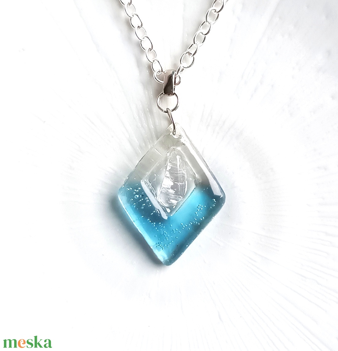 Kvarc kristály ásvány medál - ékszer - nyaklánc - medál - Meska.hu