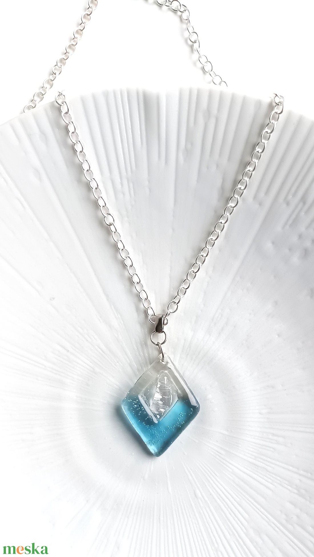 Kvarc kristály ásvány medál - ékszer - nyaklánc - medál - Meska.hu