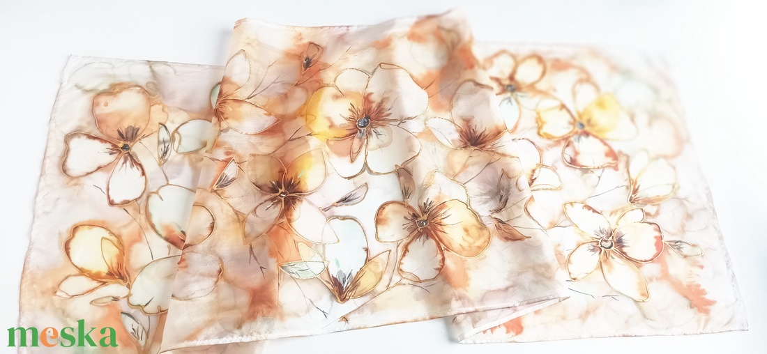 Galadriel tiszta selyem sál - ruha & divat - sál, sapka, kendő - sál - Meska.hu