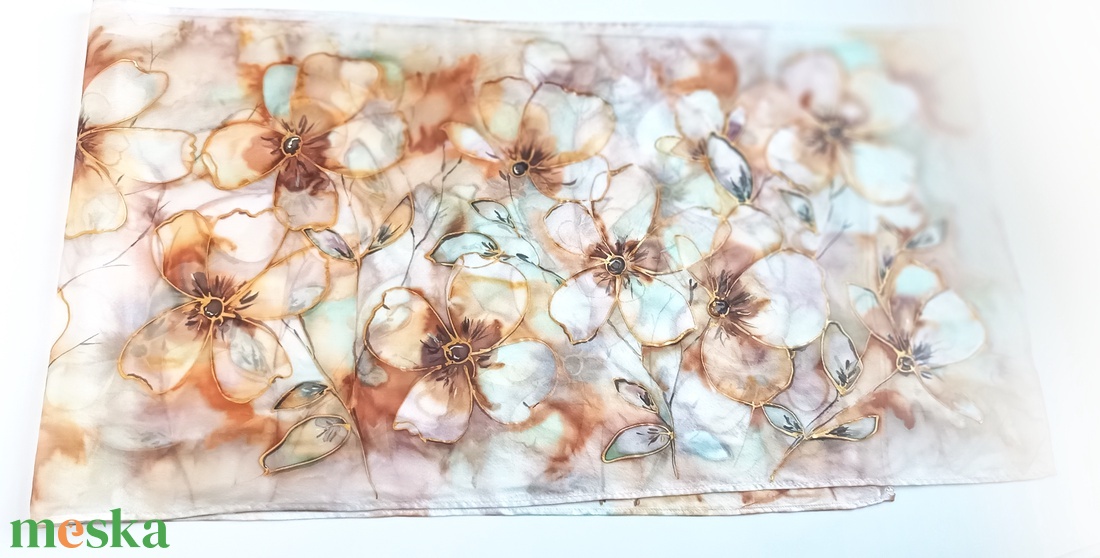 Völgyzugoly tiszta selyem sál - ruha & divat - sál, sapka, kendő - sál - Meska.hu