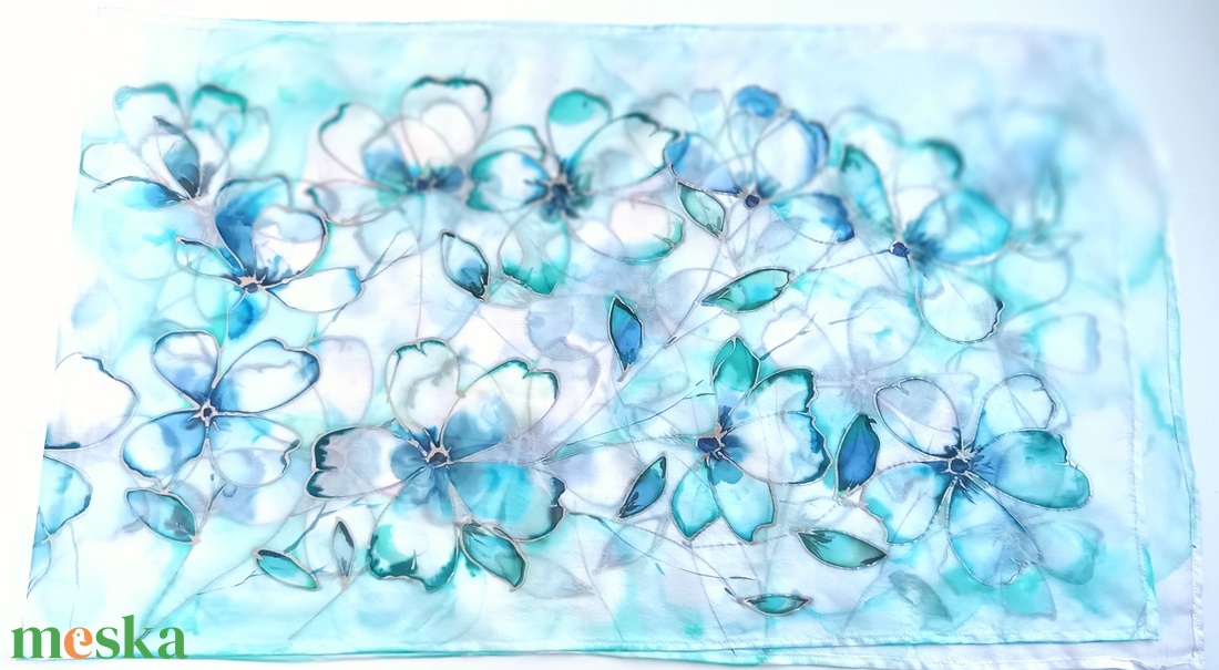 Díszdobozos valódi Larimár ásványékszer szett - ruha & divat - sál, sapka, kendő - sál - Meska.hu