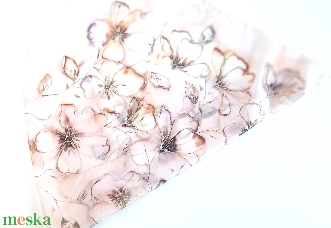 Szendergő természet tiszta selyem kendő - ruha & divat - sál, sapka, kendő - sál - Meska.hu