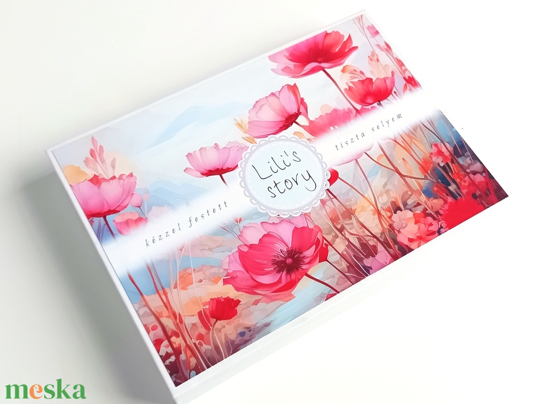 Mágneses díszdoboz selyemsálakhoz - otthon & életmód - dekoráció - asztal és polc dekoráció - díszdoboz - Meska.hu