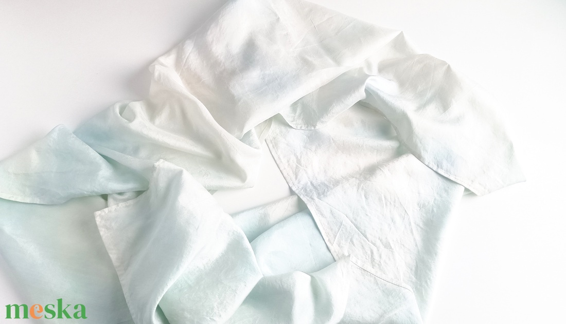 Petalit ásvány nyakláncos selyemstóla ajándékszett - ékszer - nyaklánc - medálos nyaklánc - Meska.hu