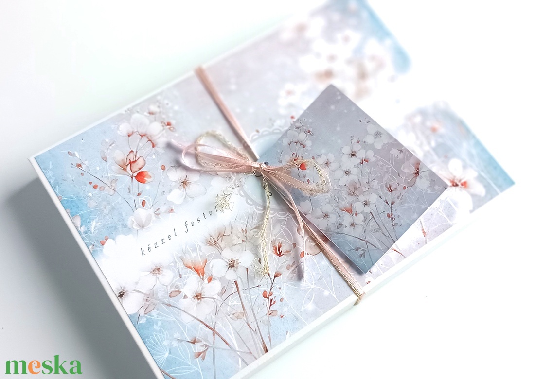 Mágneses díszdoboz selyemsálakhoz - otthon & életmód - dekoráció - asztal és polc dekoráció - díszdoboz - Meska.hu