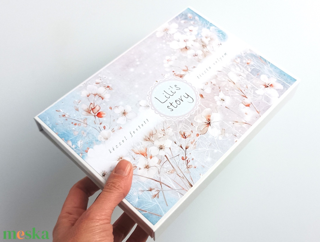 Mágneses díszdoboz selyemsálakhoz - otthon & életmód - dekoráció - asztal és polc dekoráció - díszdoboz - Meska.hu