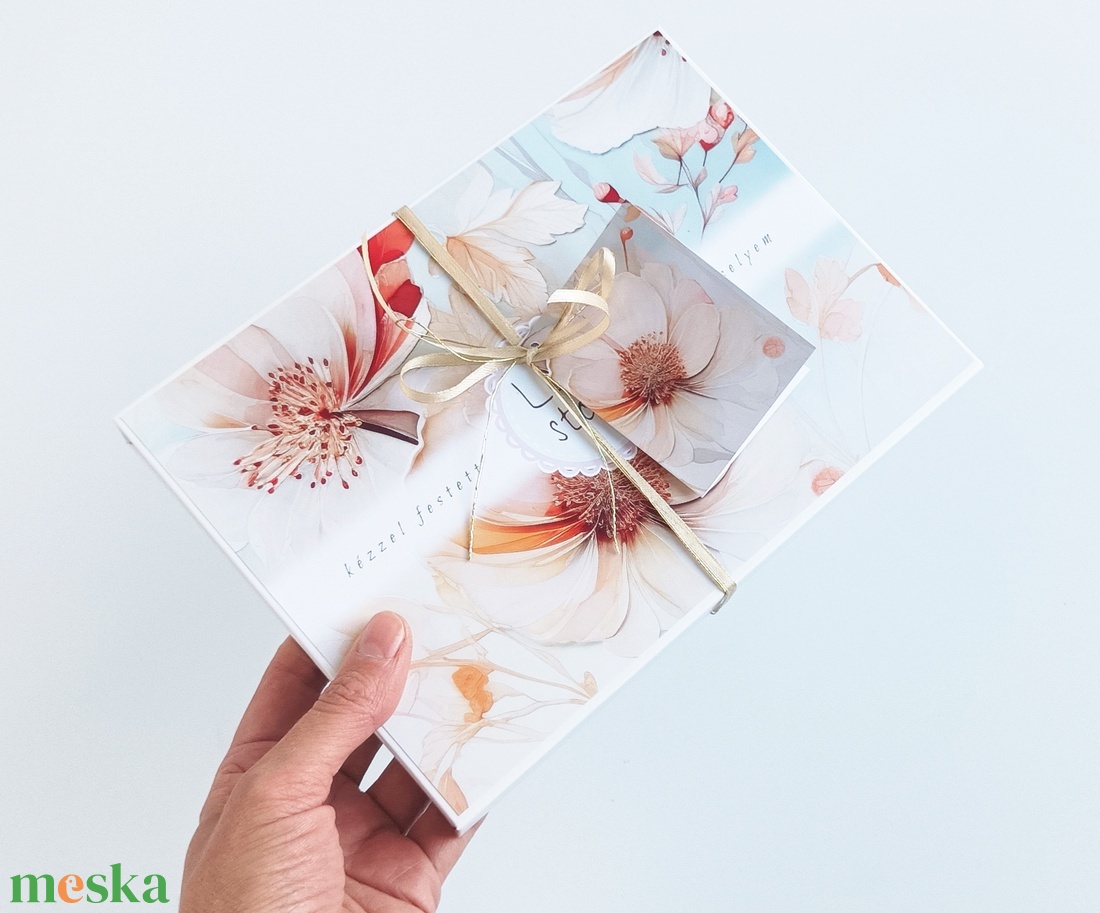 Mágneses díszdoboz selyemsálakhoz - otthon & életmód - dekoráció - asztal és polc dekoráció - díszdoboz - Meska.hu