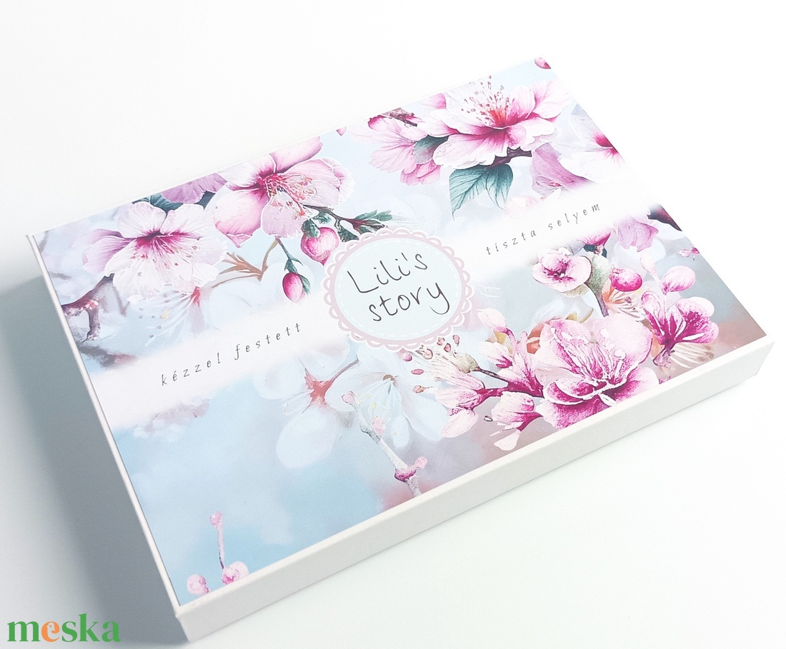 Mágneses díszdoboz selyemsálakhoz - otthon & életmód - dekoráció - asztal és polc dekoráció - díszdoboz - Meska.hu