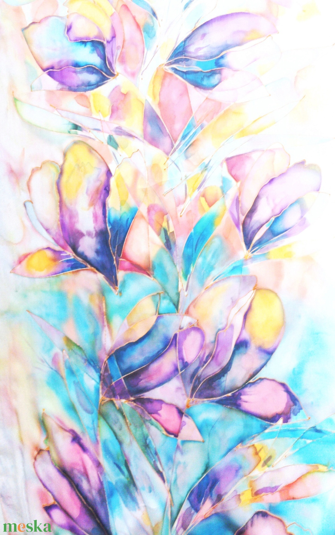 Rio De Janeiro extra nagy hernyóselyem stóla - ruha & divat - sál, sapka, kendő - stóla - Meska.hu