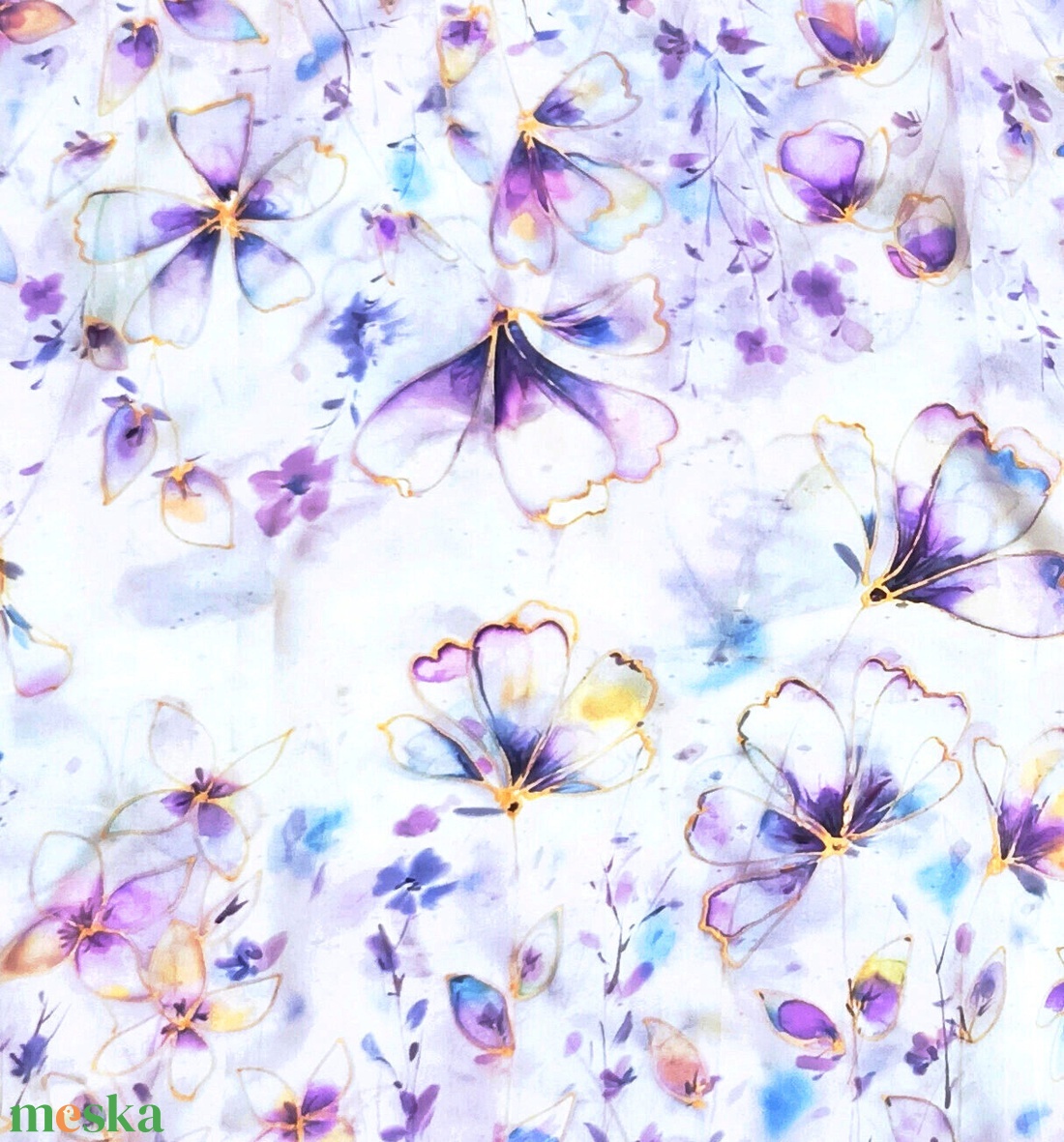 Elvarázsolt kert extra nagy hernyóselyem stóla - ruha & divat - sál, sapka, kendő - stóla - Meska.hu