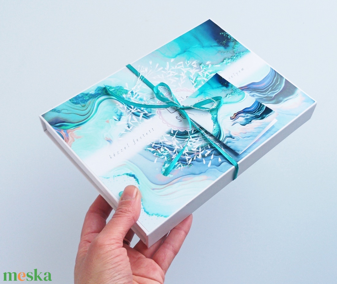 Mágneses díszdoboz selyemsálakhoz - ruha & divat - sál, sapka, kendő - sál - Meska.hu