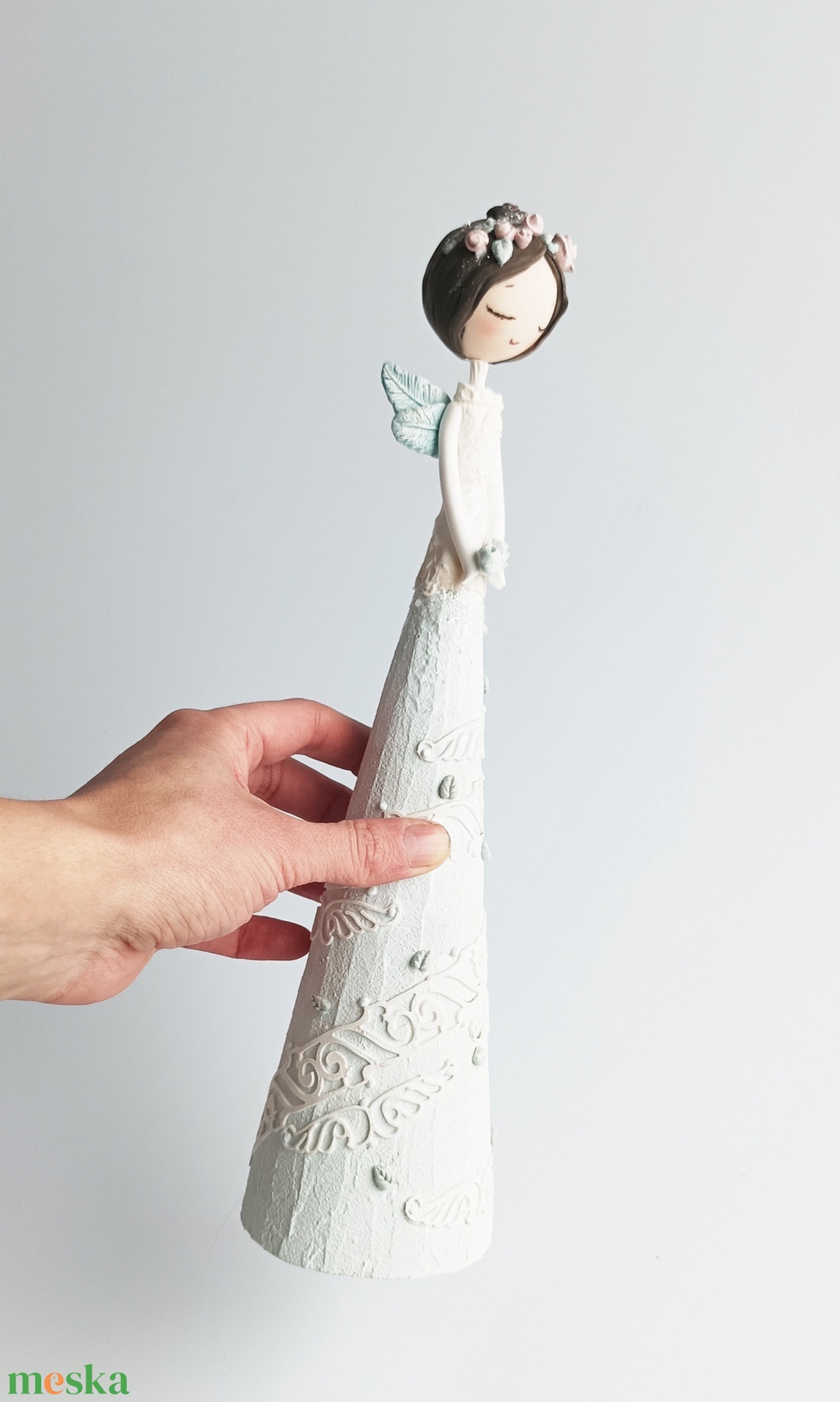 Csipkés angyal (33 cm magas) - otthon & életmód - dekoráció - dísztárgy - Meska.hu Csipkés angyal (33 cm magas) - otthon & életmód - dekoráció - dísztárgy - Meska.hu
