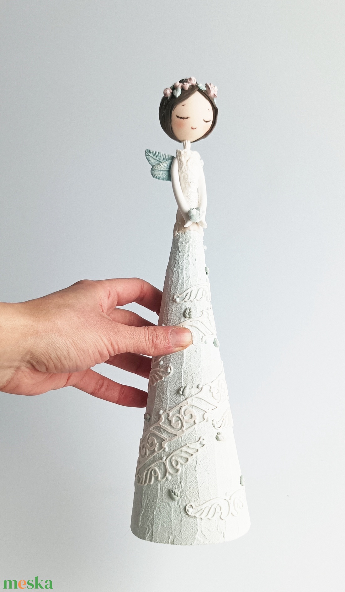 Csipkés angyal (33 cm magas) - otthon & életmód - dekoráció - dísztárgy - Meska.hu Csipkés angyal (33 cm magas) - otthon & életmód - dekoráció - dísztárgy - Meska.hu