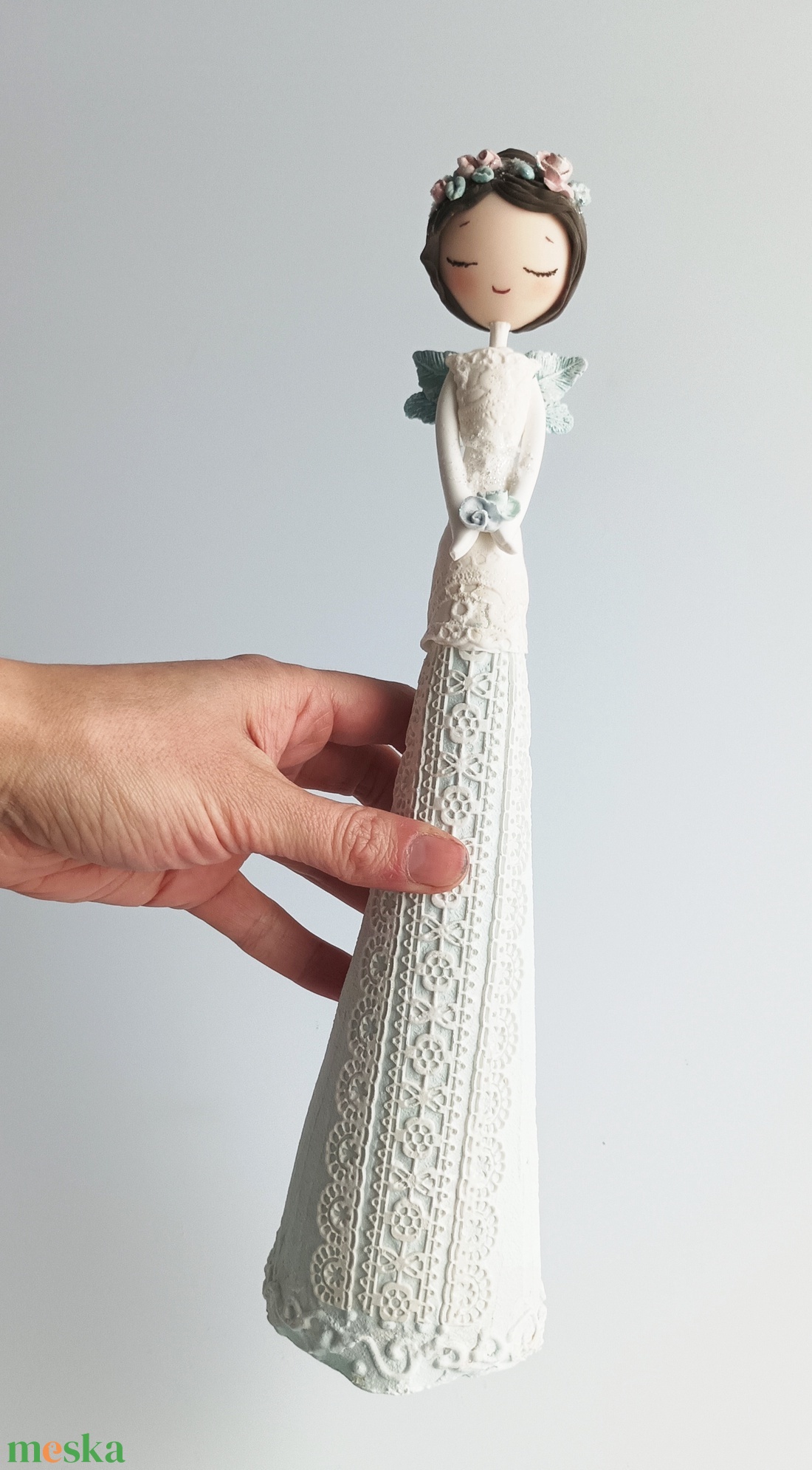 Csipkés angyal (33 cm magas) - otthon & életmód - dekoráció - dísztárgy - Meska.hu Csipkés angyal (33 cm magas) - otthon & életmód - dekoráció - dísztárgy - Meska.hu