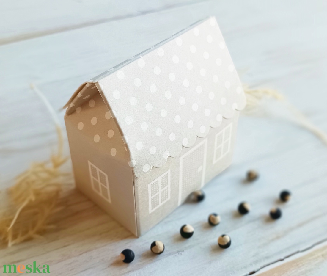 Vendég ajándék szívmag házikóban - diy (csináld magad) - egységcsomag - Meska.hu